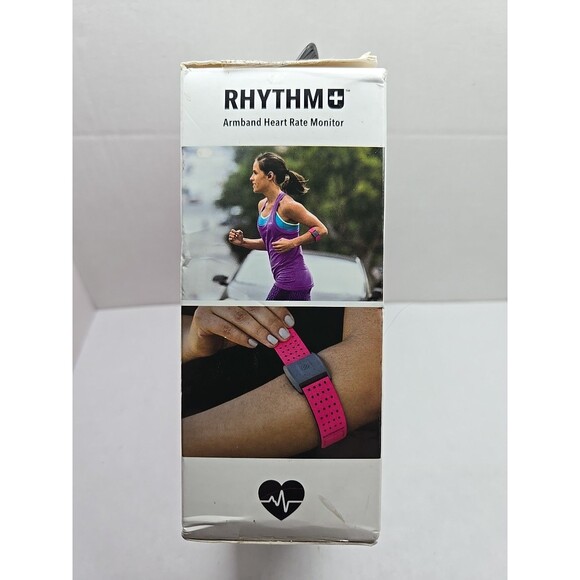 Scosche Rhythm+ Plus Armband Heart Rate Monitor Bluetooth ANT+ Calories Pink - Picture 4 of 13